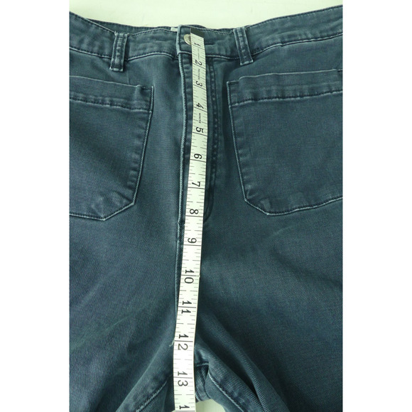 Rolla's Women's Wide Leg Sailor Jeans Size 32 /14 Denim High Rise Aussie - Picture 5 of 10